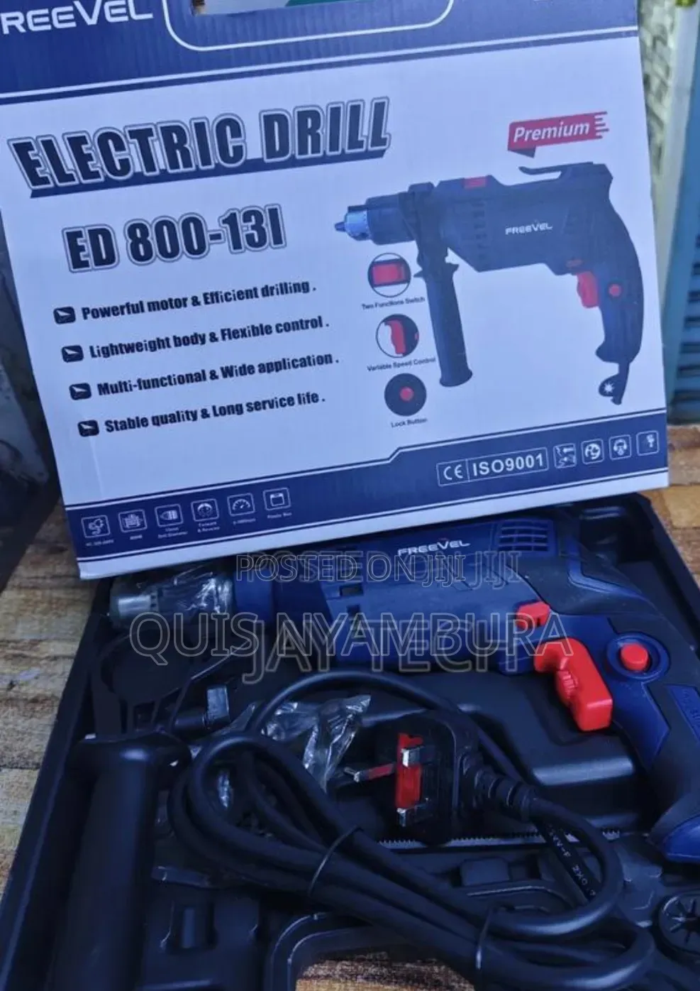 800w Freevel Drill/ Electric Hammer Drill