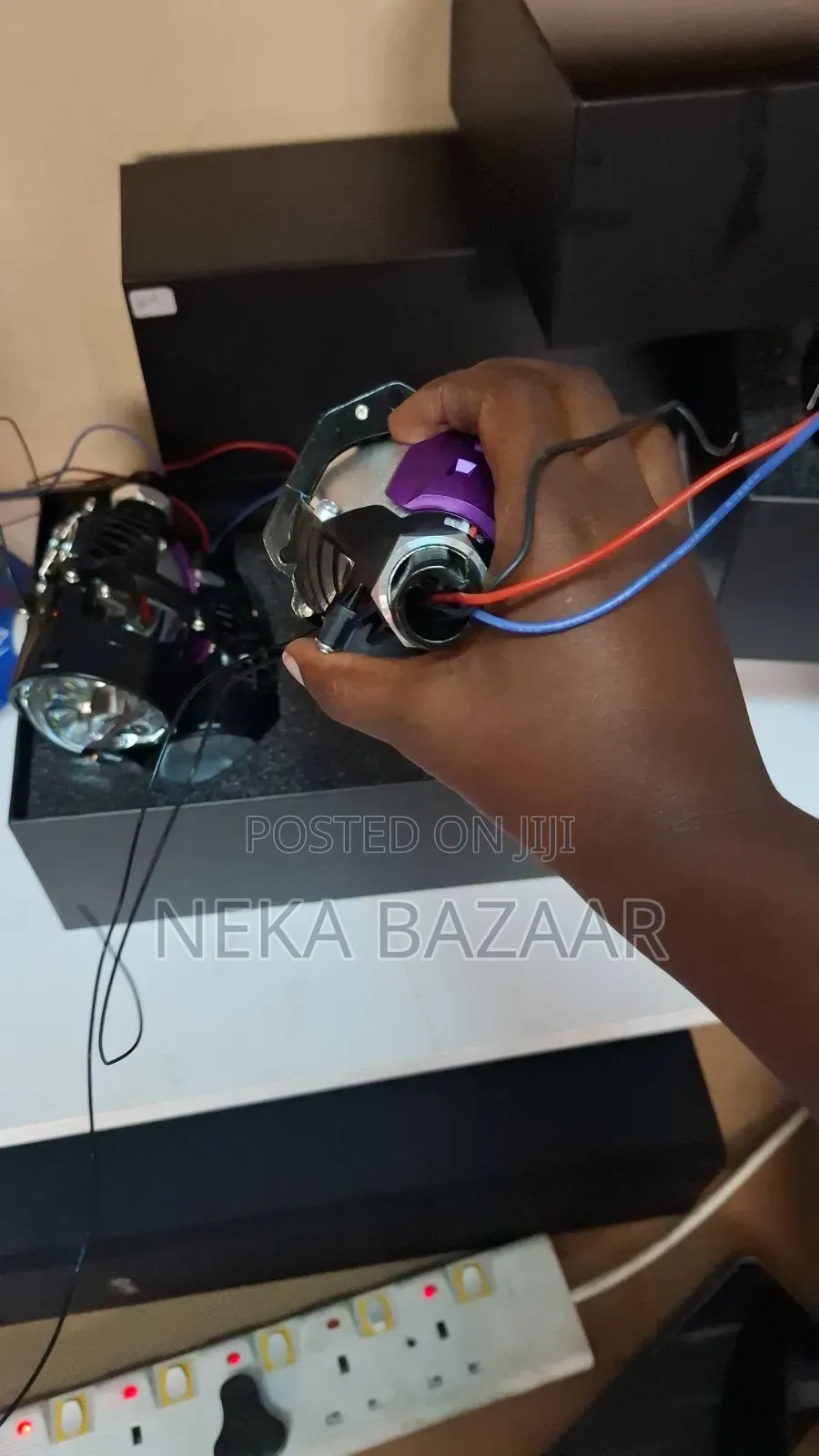 Double Laser Led Car Projector Light + Installation