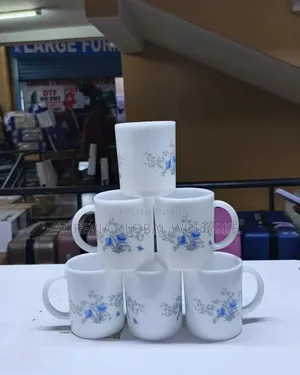 6-Piece Breakfast Cups Set White