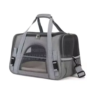 Small Pet Travel Bag, Foldable Oxford Pet Carrier for Car Airline Trip