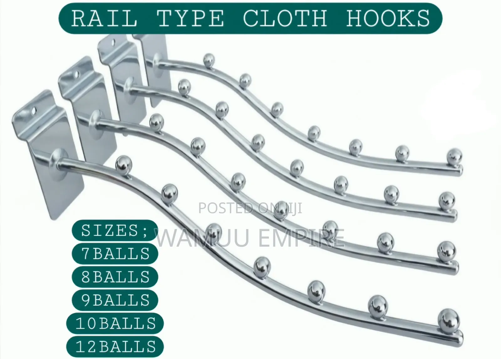7 Balls Wall-Mounted Display Hangers