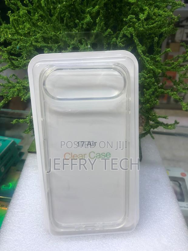 Transparent Clear Phone Case Packaged for an iPhone 17 Air - main view