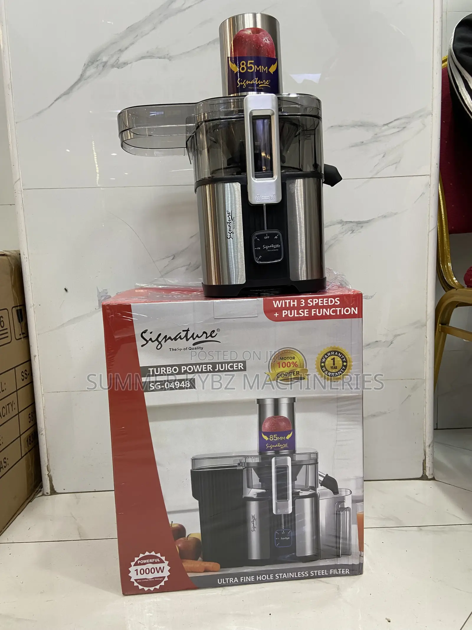 Signature Turbo Power Juicer 1000W
