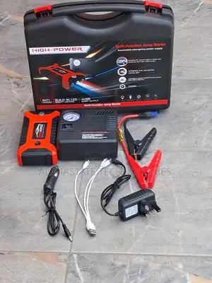 Heavy Duty Car Jump Starter 99800mAh 12V With Air Compressor