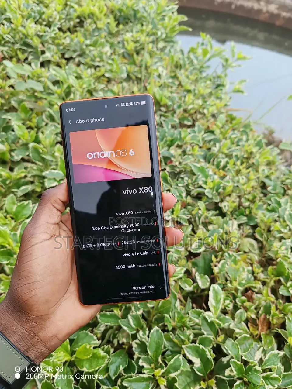 Vivo X80 256 GB Orange