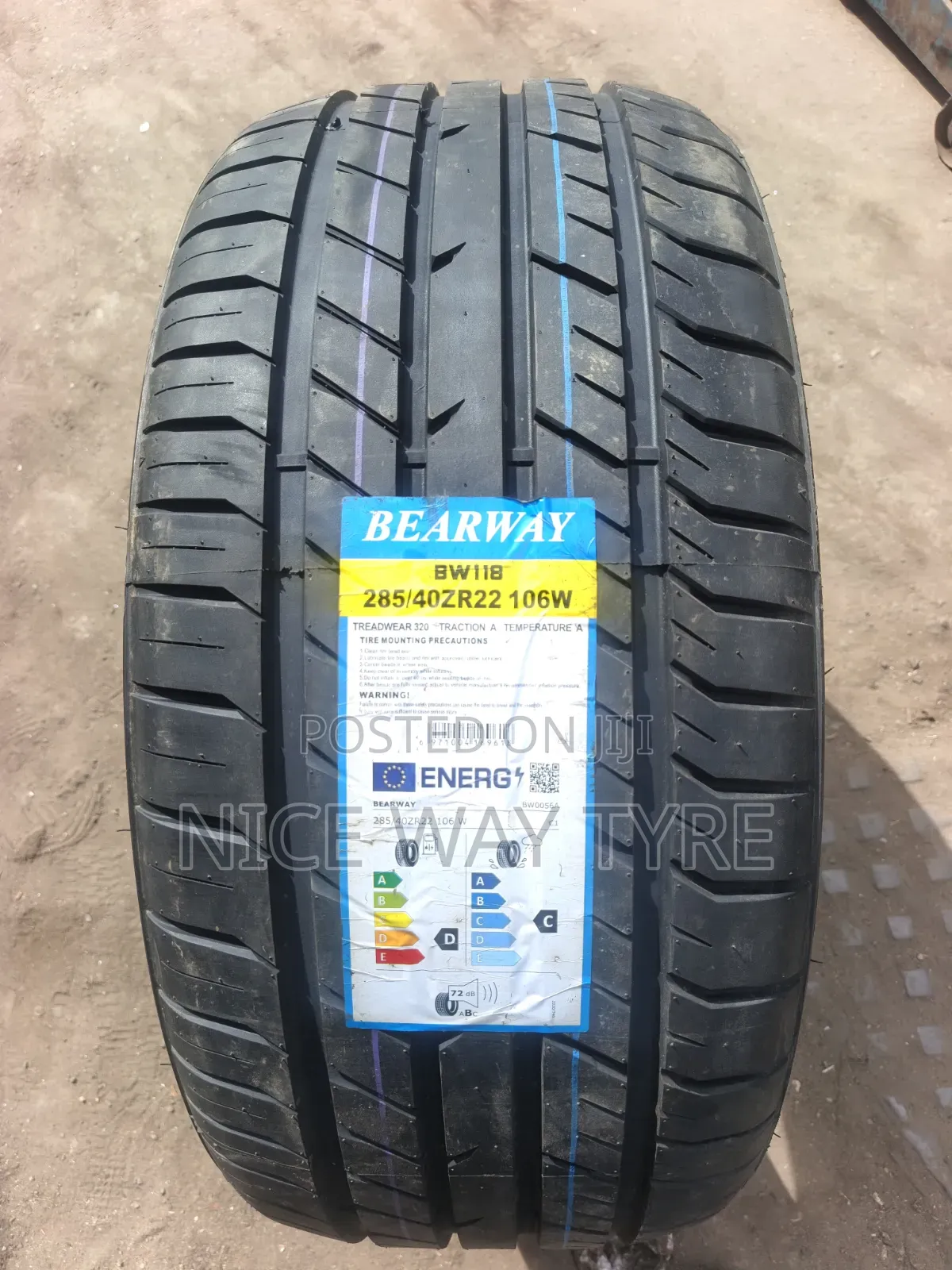 285/40r22 Bearway