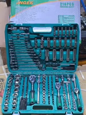 216-Piece Mechanical Socket Wrench Set/Chrome Vanadium Set