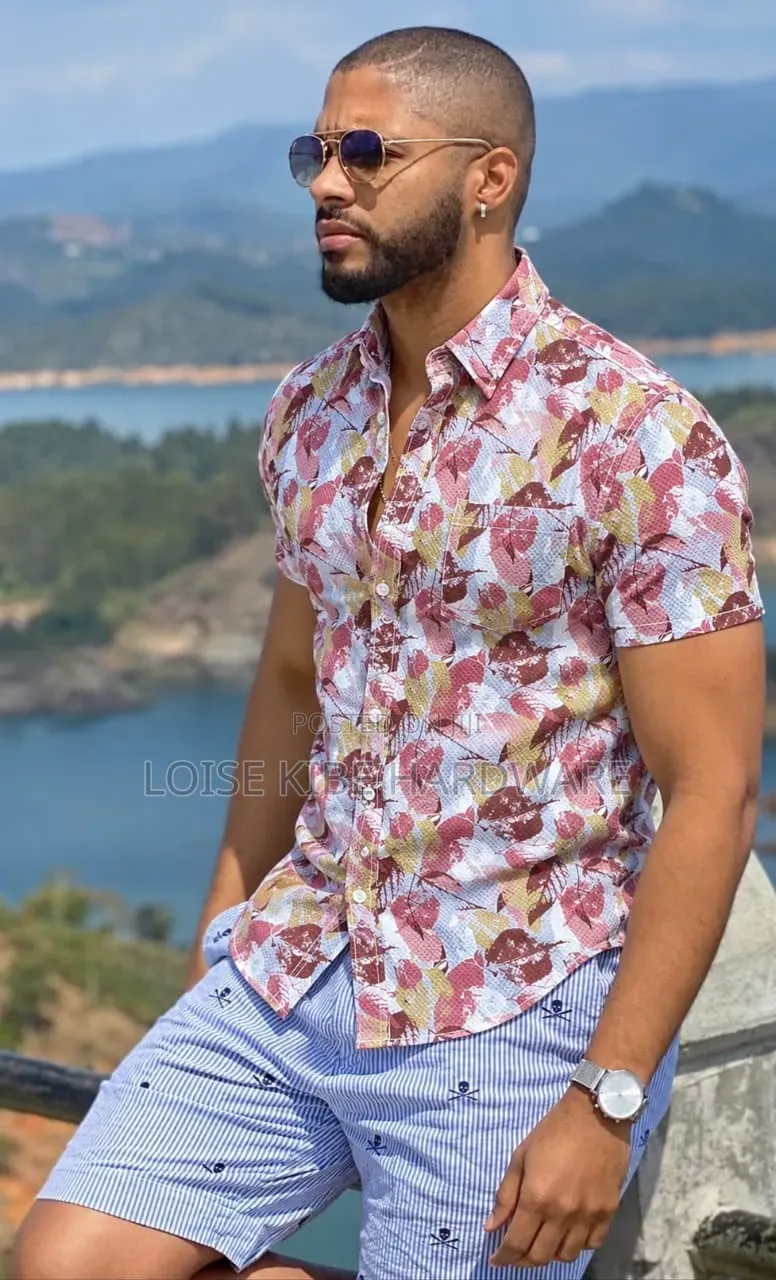 Flowered Shirt for Men Available