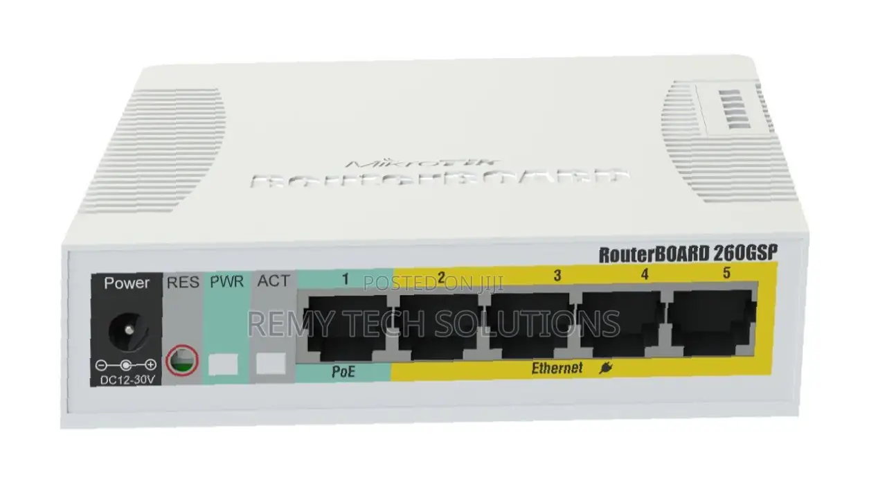 MikroTik RB260GS Gigabit Ethernet Smart Switch