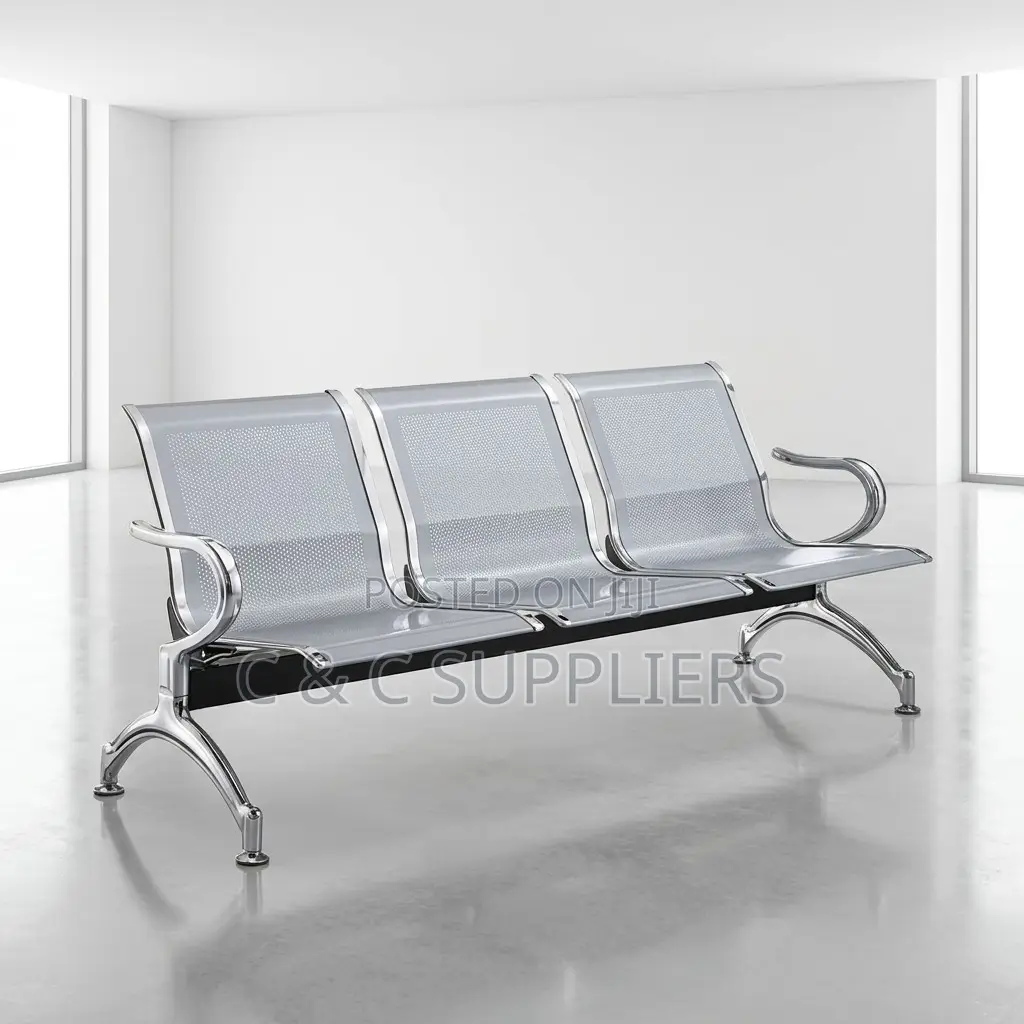 Breathable Steel Waiting Bench-3-Link