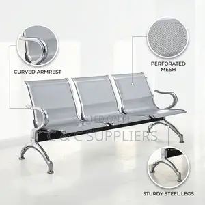 Breathable Steel Waiting Bench-3-Link