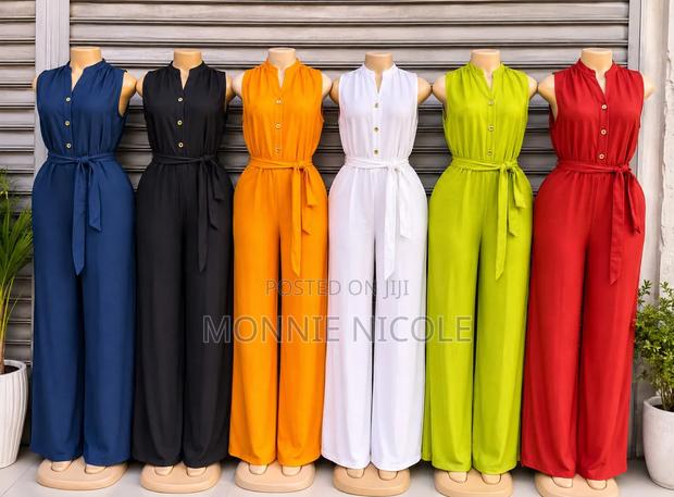 Casual Women Jumpsuit Plain Colours - thumbnail 2