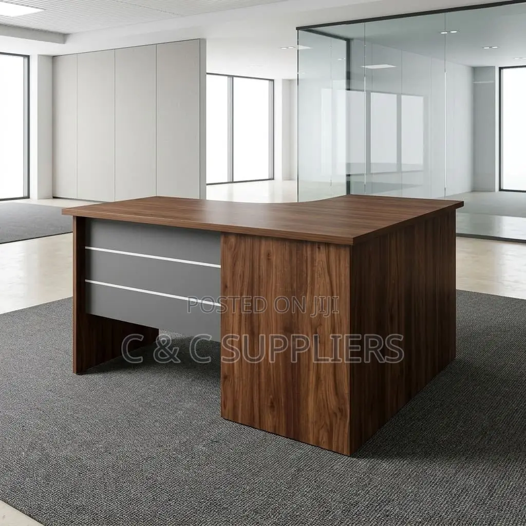 Modern Curved Computer/Study Desk-1.4m