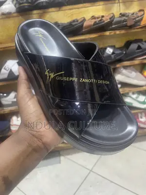 Giuseppe Zanotti Patent Leather Crisscroas Sandals