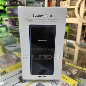 Fast Charge 23.5W Samsung Portable Power Bank- Black.
