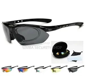 5 In1 Interchangeable Lenses Sport Cycling Glasses Myopia Prescription