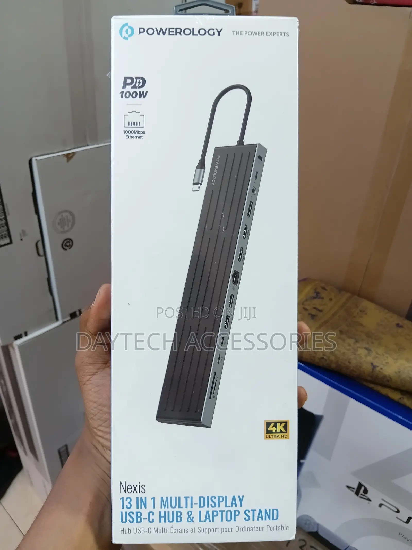 Powerology Nexis 13-in-1 USB-C Hub Docking Station.