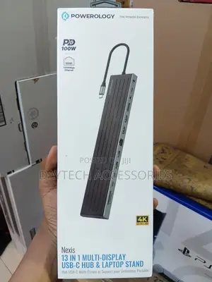 Powerology Nexis 13-in-1 USB-C Hub Docking Station.