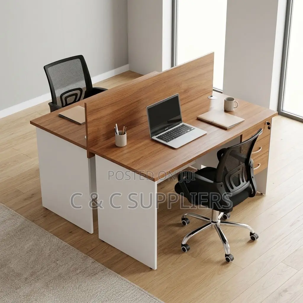 2-Person Shared Custom Workstation