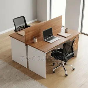 2-Person Shared Custom Workstation