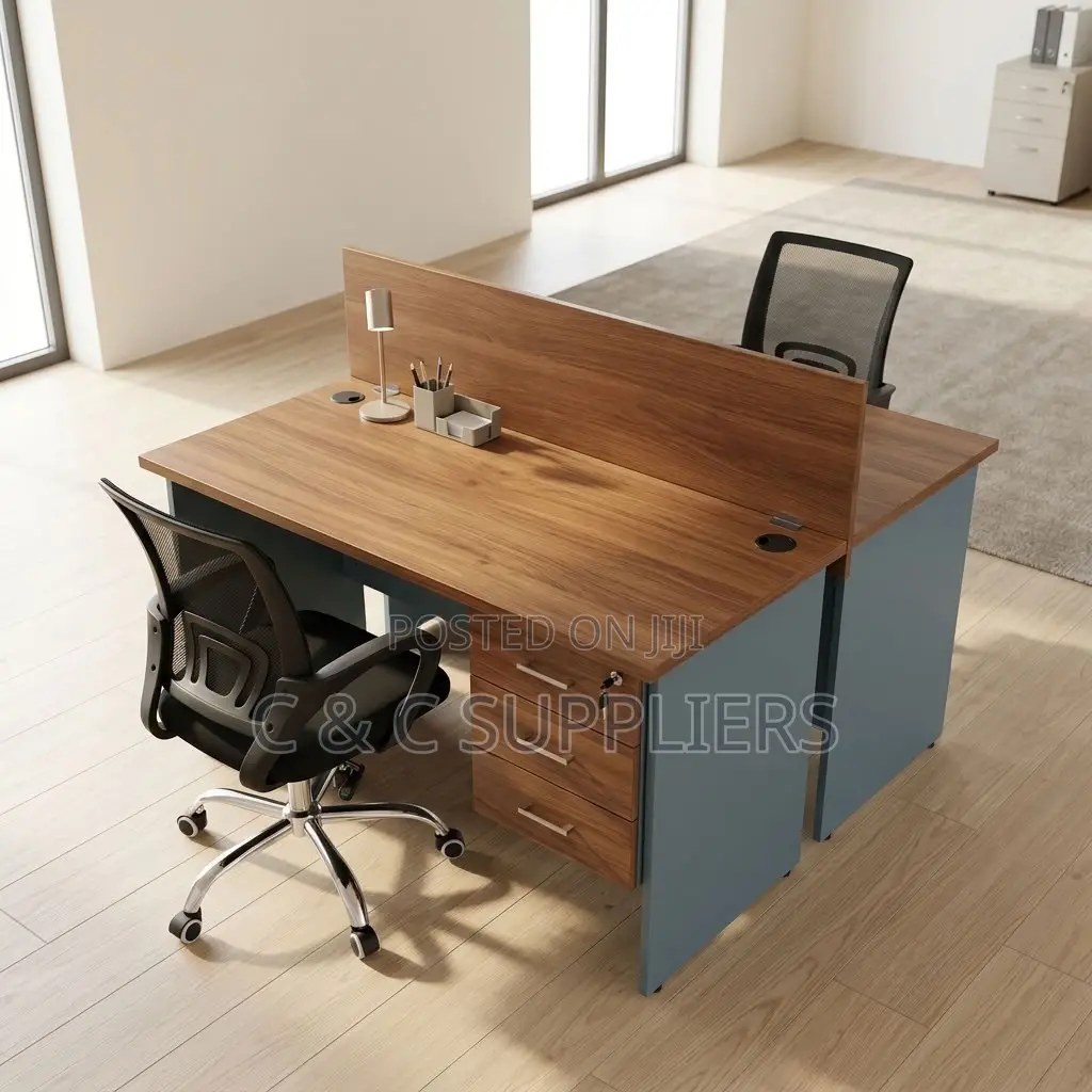 2-Person Shared Custom Workstation