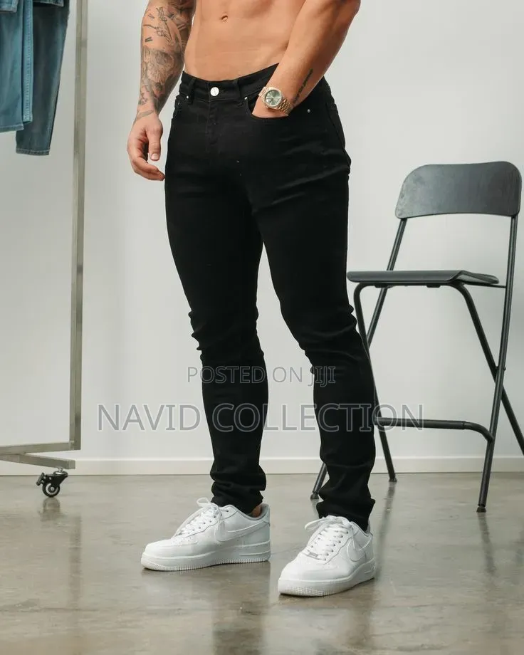 Slimfit Black Jeans for Men 56