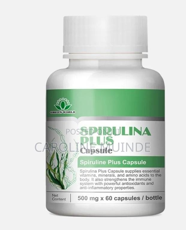 Spirulina Plus Capsules - main view