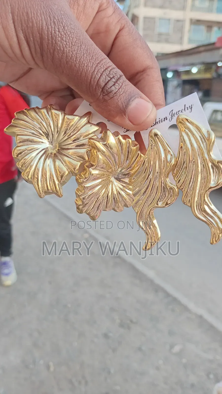 Gold&silver Earings