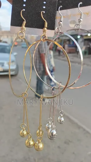 Gold&silver Earings