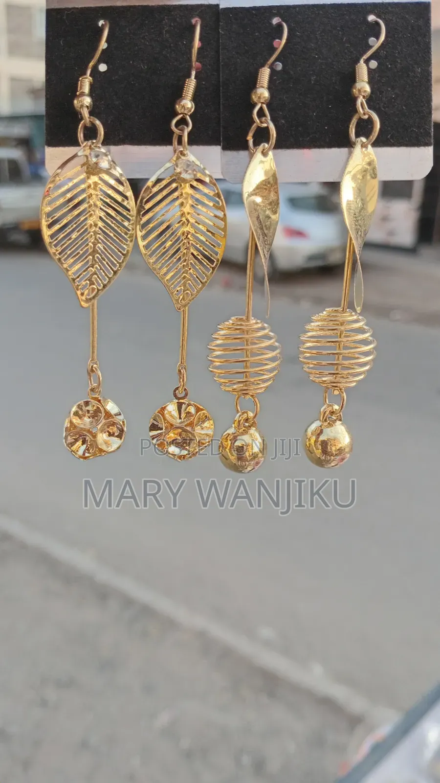 Gold&silver Earings