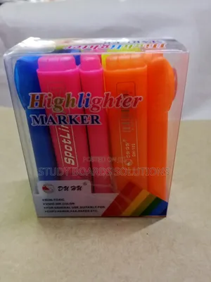 Book Highlighter Markers