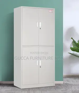 4 Door Metallic Multipurpose Storage Box.