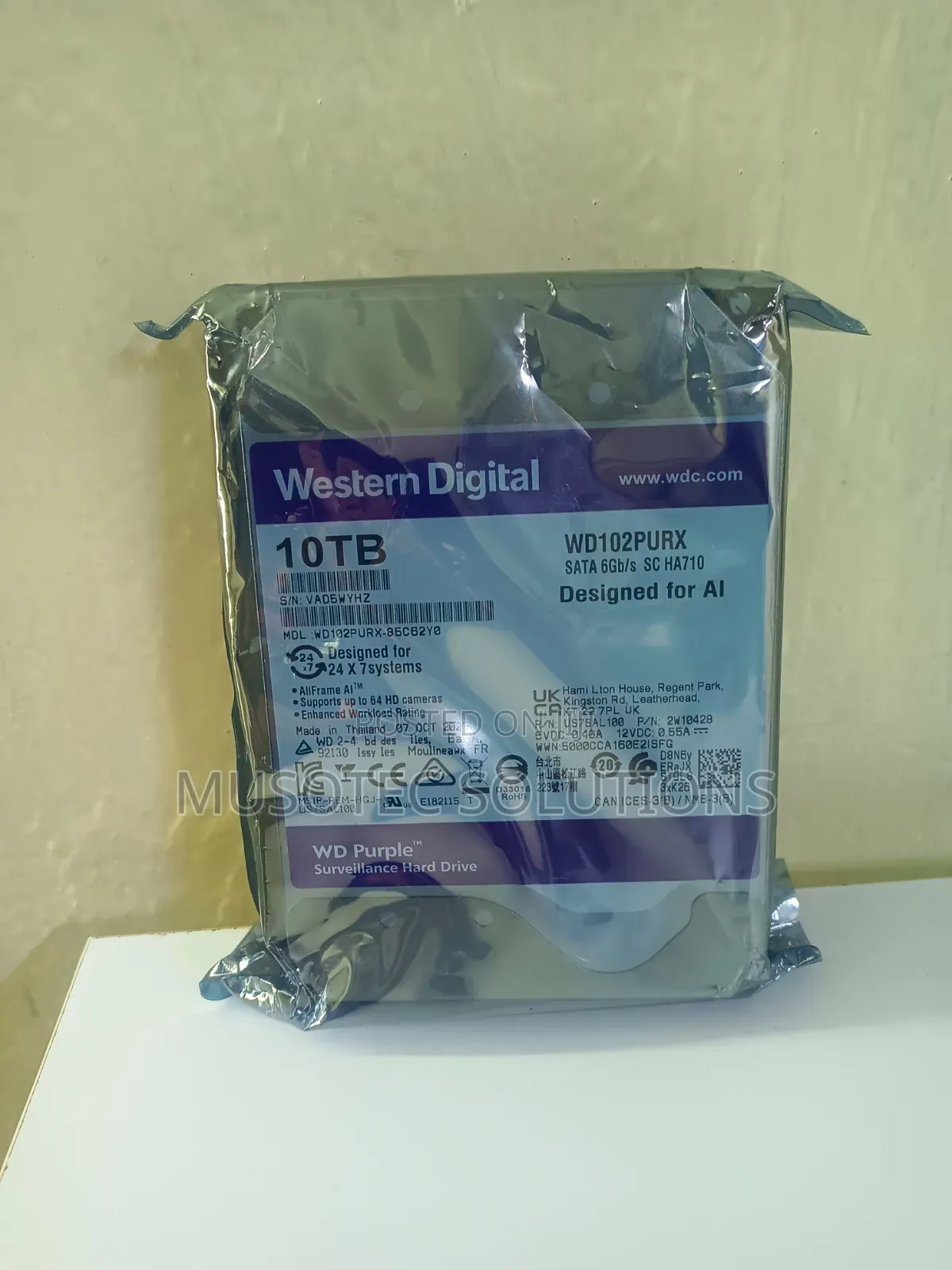 10tb Wd CCTV HDD