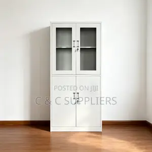 2-Door Display & Storage Cabinet Unit.