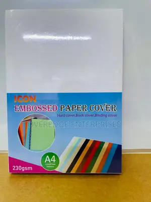 White Embossed Paper A4 Size
