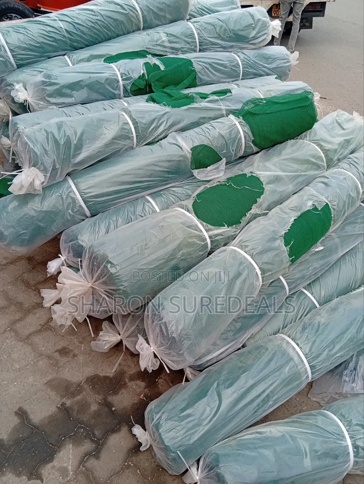 Dark Green Construction Net