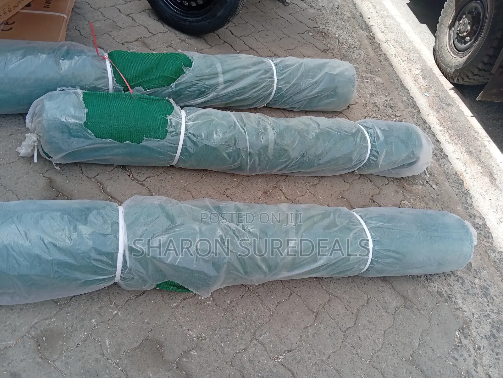 Dark Green Construction Net