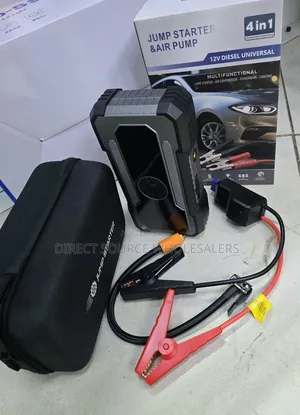 Powerful 12V Car Starter With Air Compressor & Charger Hi