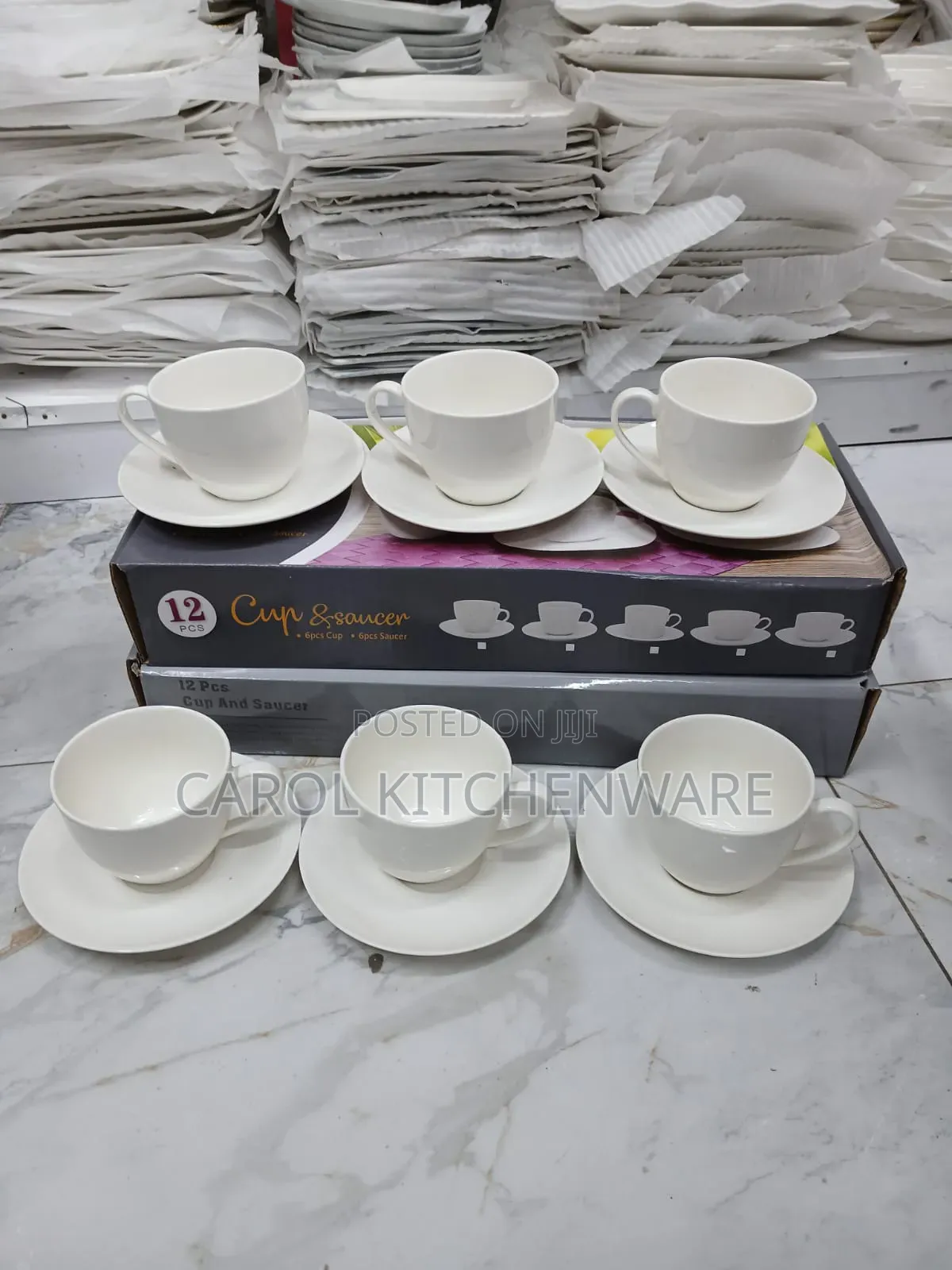 12 PC Cup and Saucer 250 Ml / Saucer Cup