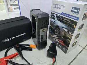4-in-1 Portable Vehicle Emergency Starter & Air Pump