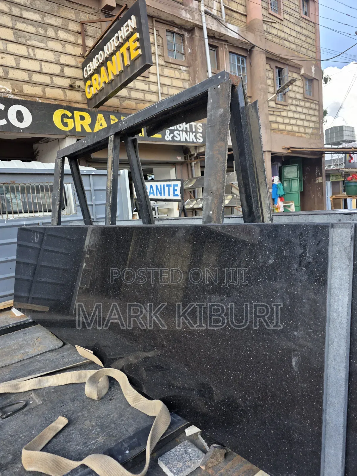 Black Galaxy Granite Worktop