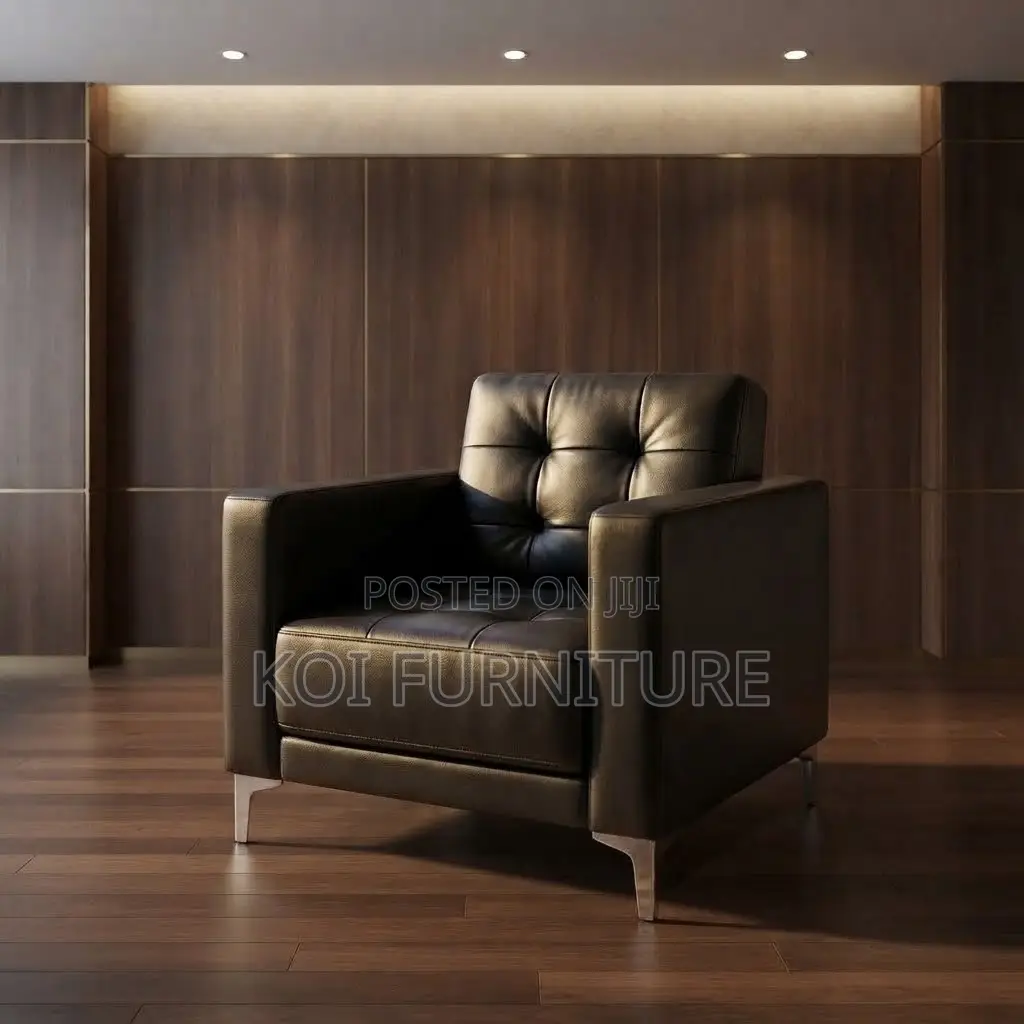 Office Sofa; 1-Seater Executive Reception Office Staff Sofa