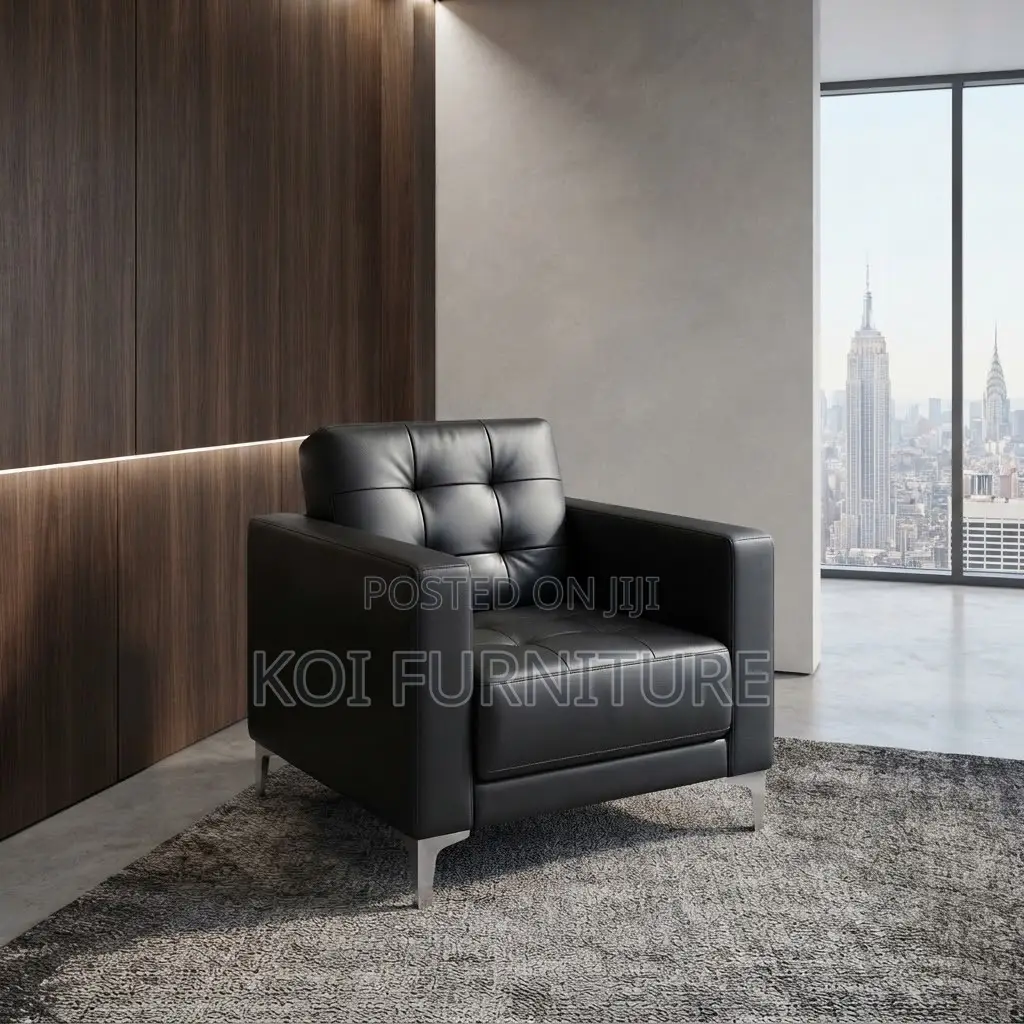 Office Sofa; 1-Seater Executive Reception Office Staff Sofa
