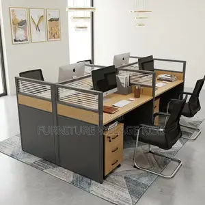 4-Seater Office Workstation
