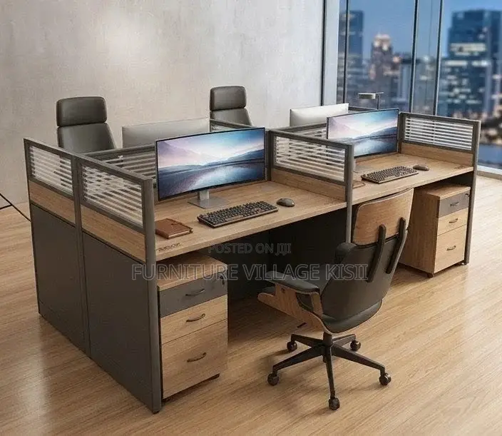 4-Seater Office Workstation