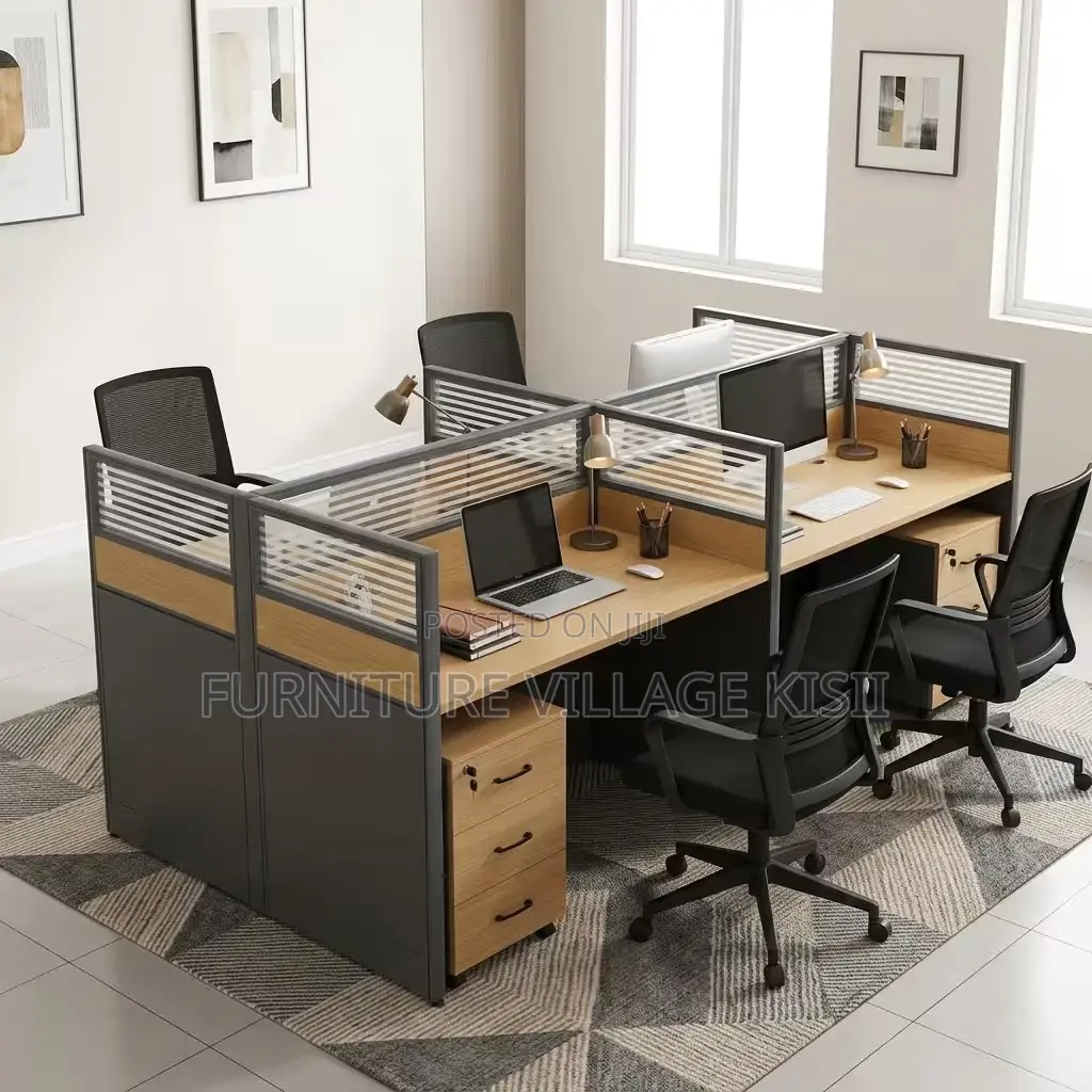4-Seater Office Workstation