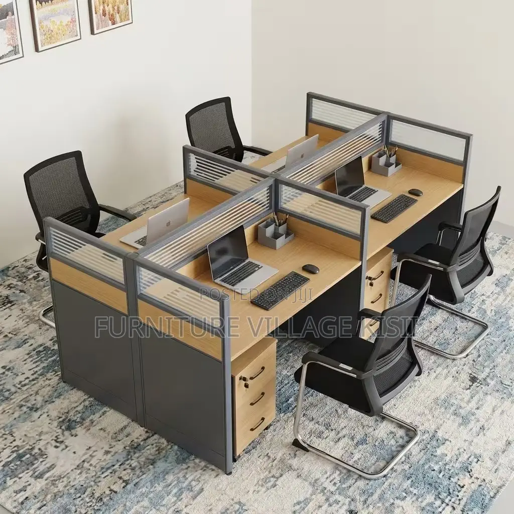 4-Seater Office Workstation