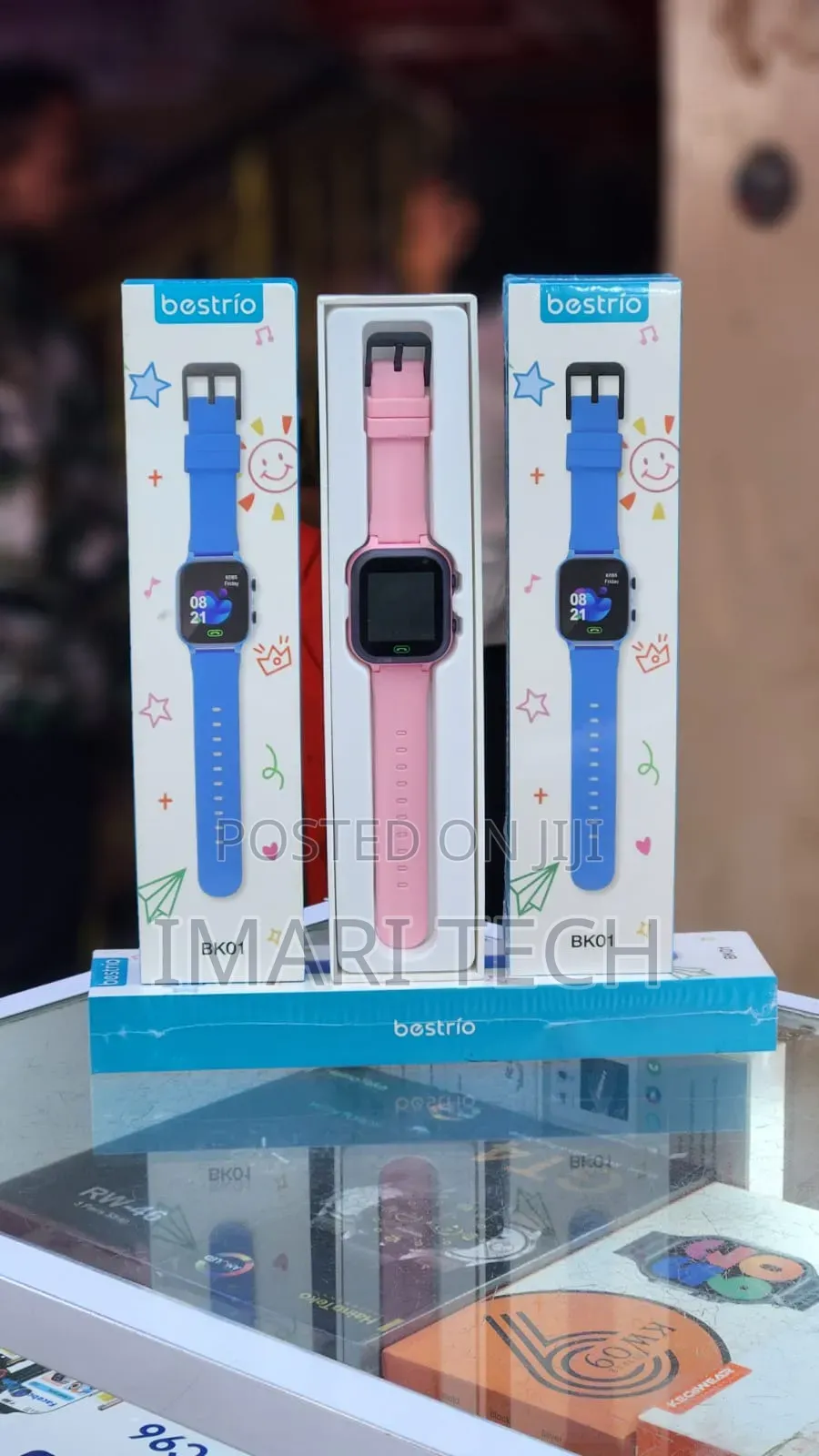Kids Smart Watch (Available in Pink and Blue)