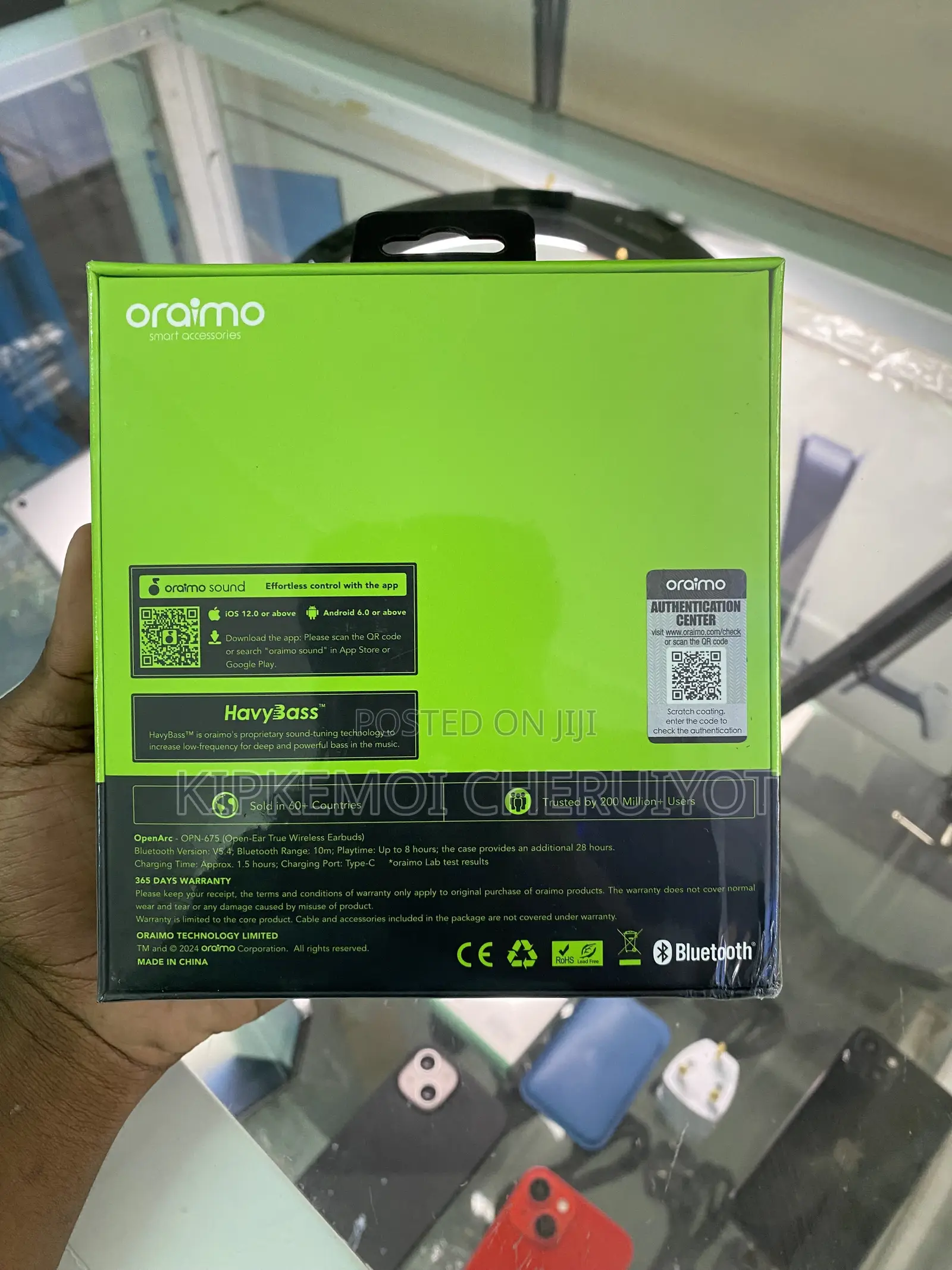Oraimo OpenArc Open-Ear Wireless Earphones