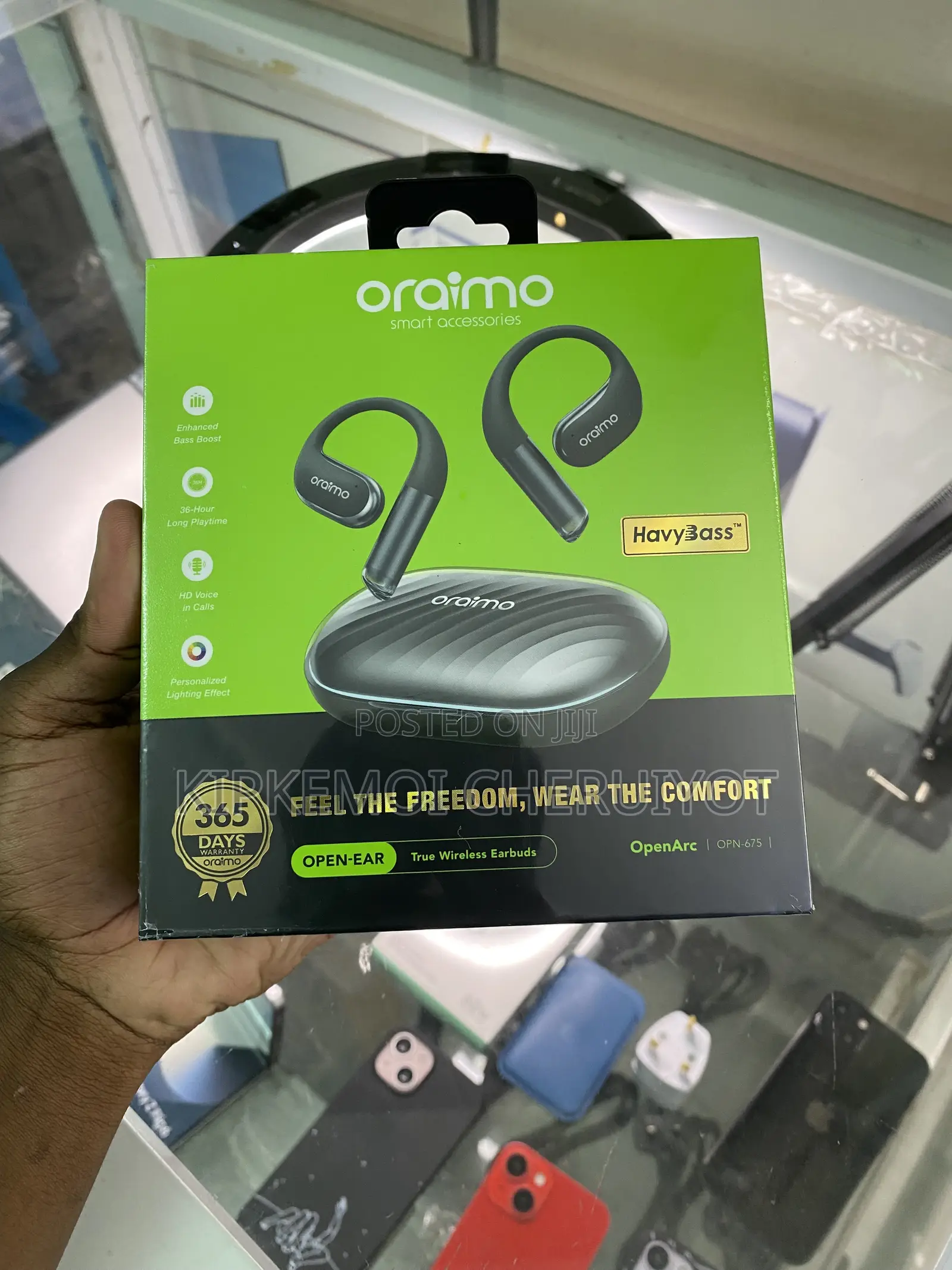 Oraimo OpenArc Open-Ear Wireless Earphones